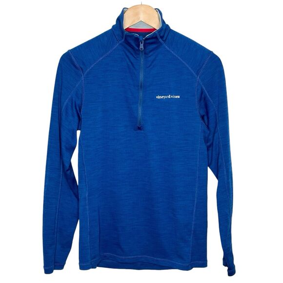Vineyard Vines Performance 1/2 Zip Pullover Blue Mens Size XS Golf Athletic - Picture 1 of 6